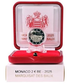 2 euro 2025 Monako PROOF, Markízstvo Baux