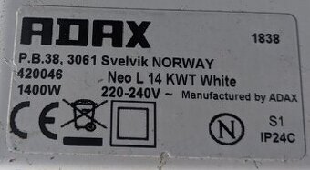 Elektrické radiátory - konvektory - 1