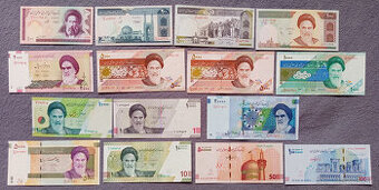 Bankovky UNC podľa krajín