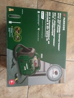 Predám Parkside aku kompresor a pumpa 20V