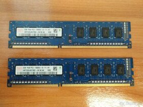 Predám 2ks RAM 2GB DDR3 1333MHz, HYNIX