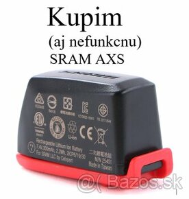 Kupim SRAM AXS Bateriu (aj nefunkcnu)