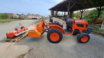 Malotraktor Kubota B1620, mulčovač, rotavator
