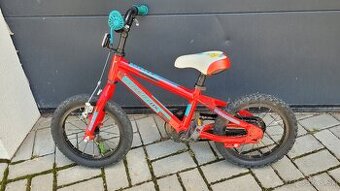 Detský bicykel Leader Fox Santo 14" červená/modrá