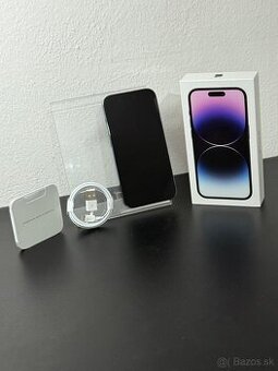 Predám Apple iPhone 14 PRO 256GB Deep Purple Bežné známky