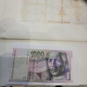 Slovenská bankovka 1000sk,45eur