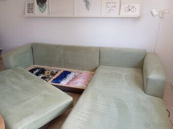 Sedacia súprava s úložným priestorom roztahovacia