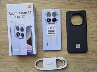 Xiaomi Redmi Note 14 Pro 5G,8GB/256GB,ako novy,fialovy,zaruk