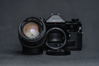 Canon A-1 + Canon FD 50mm f/1.4 S.S.C. - výborný stav