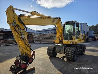 Kolový bagr Komatsu PW 160, r.v. 2015, 10.859 mth, ROTOTILT