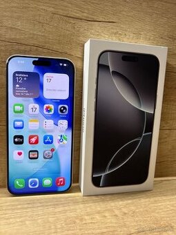 Apple iPhone 16 Pro Max, 512GB, White, PREDÁM - VYMENÍM