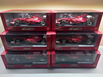 6x F1 FERRARI F10 F150 F2012 MASSA A ALONSO HOTWHEELS 1:18