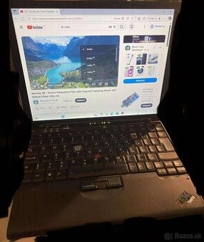 Predám lenovo thinkpad x61 2 jadro 1 gb ram bez hdd bez adap
