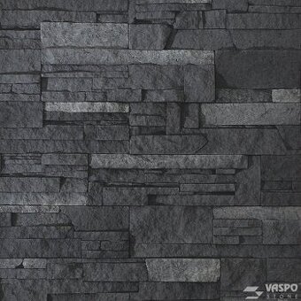 VASPO kameň lámaný tmavo sivý
