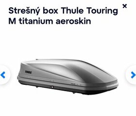 Strešný box Thule Touring M titanium aeroskin