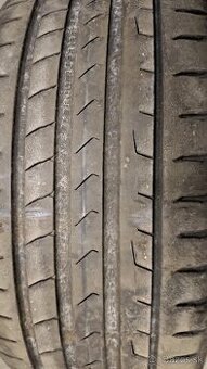 Predám 1ks jazdená letná 225/45r17-91Y Continental