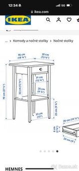 Hemnes Nočny stolik