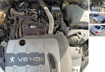 Peugeot 407 2.7 HDI 2006 predám motor UHZ, trysky 5U3Q-9K546