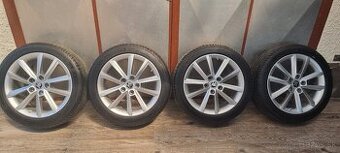 Predám org Škoda TERON elektrony 5x112 r17 Michelin 225/45 - 1