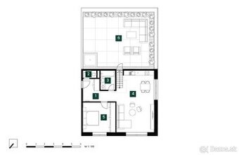 Luxusný 2 izbový Penthouse