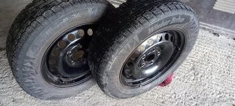 Plechove disky 5x112 r15 s pneu 195/65r15