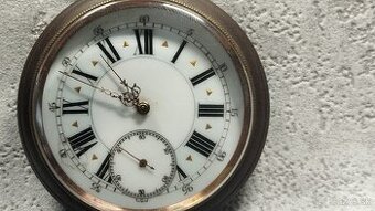 67mm Velké kapesní hodinky zřejmě zn. Régulatéur., 188g