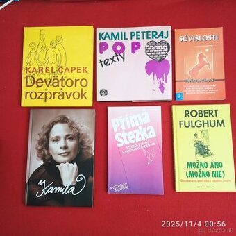 Ponúkam mišmaš knižiek