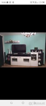 Obývacia stena + stolík - vysoký lesk