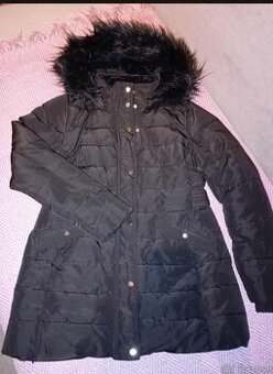 Damska čierna bunda S/M