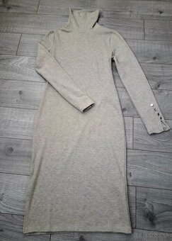 Šaty s rolákom + čižmičky