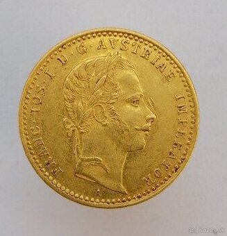 1 Dukát 1860 A - František Jozef I. (Zlato Au 986)