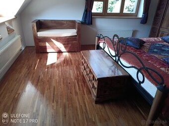 Drevené sedenie, sedačka