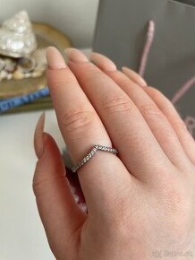 Dámsky originál Pandora strieborný prsteň
