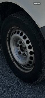Predám plechove disky na Vw t5 5x120 205/65 r16c