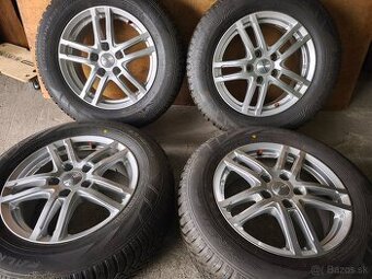 Alu disky 5x114,3 r16 zimné pneumatiky 215/65 r16 Falken 8mm
