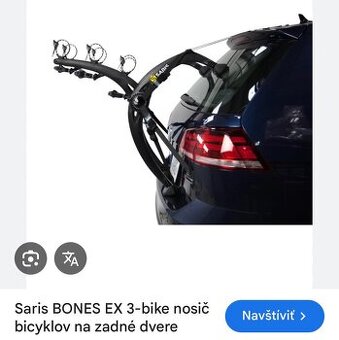 Nosic bicyklov SARIS Bones EX3 pre 3 bicykle