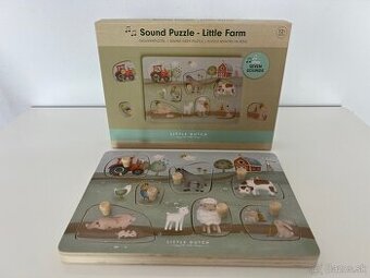 Zvukové puzzle Little Dutch - farma