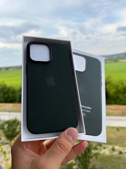 NOVÝ kryt pre Apple 15 Pro Max tkaninový - zelený