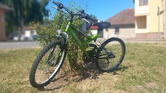 Juniorský celoodpružený bicykel
