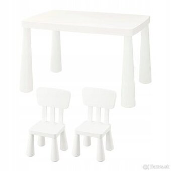 IKEA stôl a stoličky Mammut