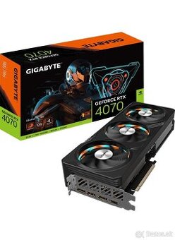 Predám použitú GIGABYTE GeForce RTX 4070 GAMING OC 12G