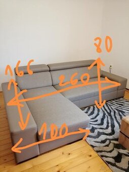 Rohová sedacia súprava