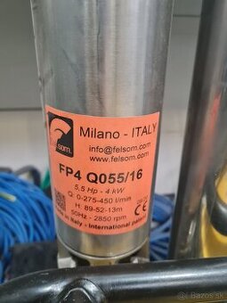 Robustné hlbinné čerpadlo 400 V