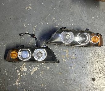 BMW e39 predne svetla - angel eyes