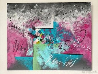 Ručne maľovaný obraz akryl