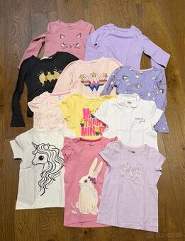 Dlhy a kratky rukav 122/128 - 1