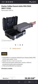 Stanley FatMax Penová vložka PRO-STACK FMST1-72365