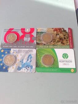 Euromince Belgicko karty