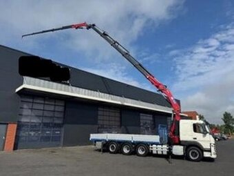 0181 Volvo FM 500 - 8x4 – Valník + HR-HMF 4020 K5 + JIB FJ 1