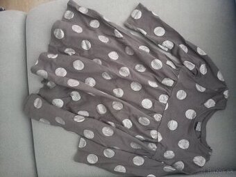 Detské šaty bodky 104